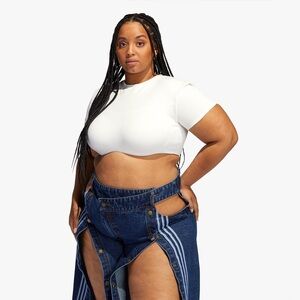 Adidas x Ivy Park off white crop plus 2x